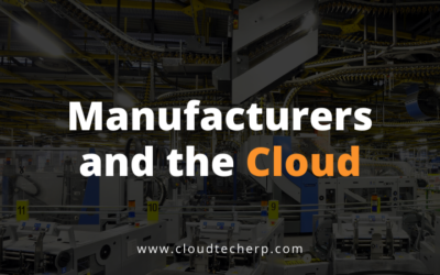 Manufacturers and the Cloud