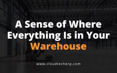 Sense of Where Everything Is in Your Warehouse