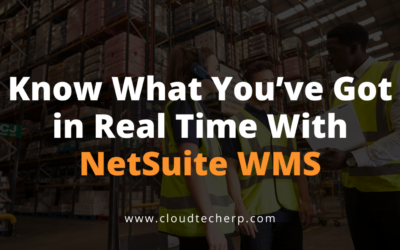 Know What You’ve Got in Real Time With Netsuite WMS